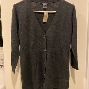 Ann Taylor gray cardigan (heavier weight)